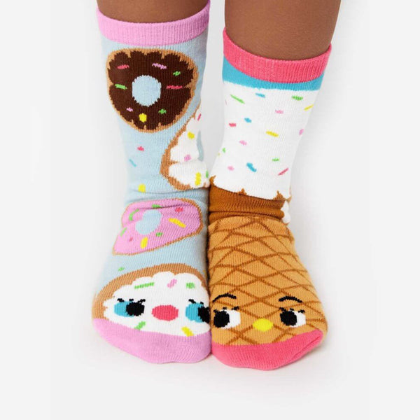 Pals Socks - Donut & Ice Cream - Kids collectible mismatched socks Pals Socks Socks