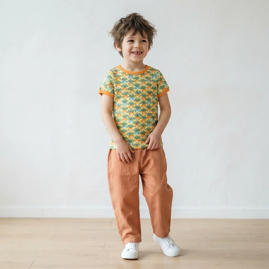boy in organic duns sweden tshirt