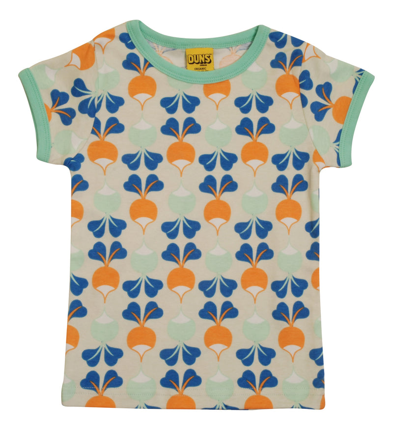 Duns Sweden | Big Radish T-Shirt |Hushed Green - Beach Glass Accent - T-shirts