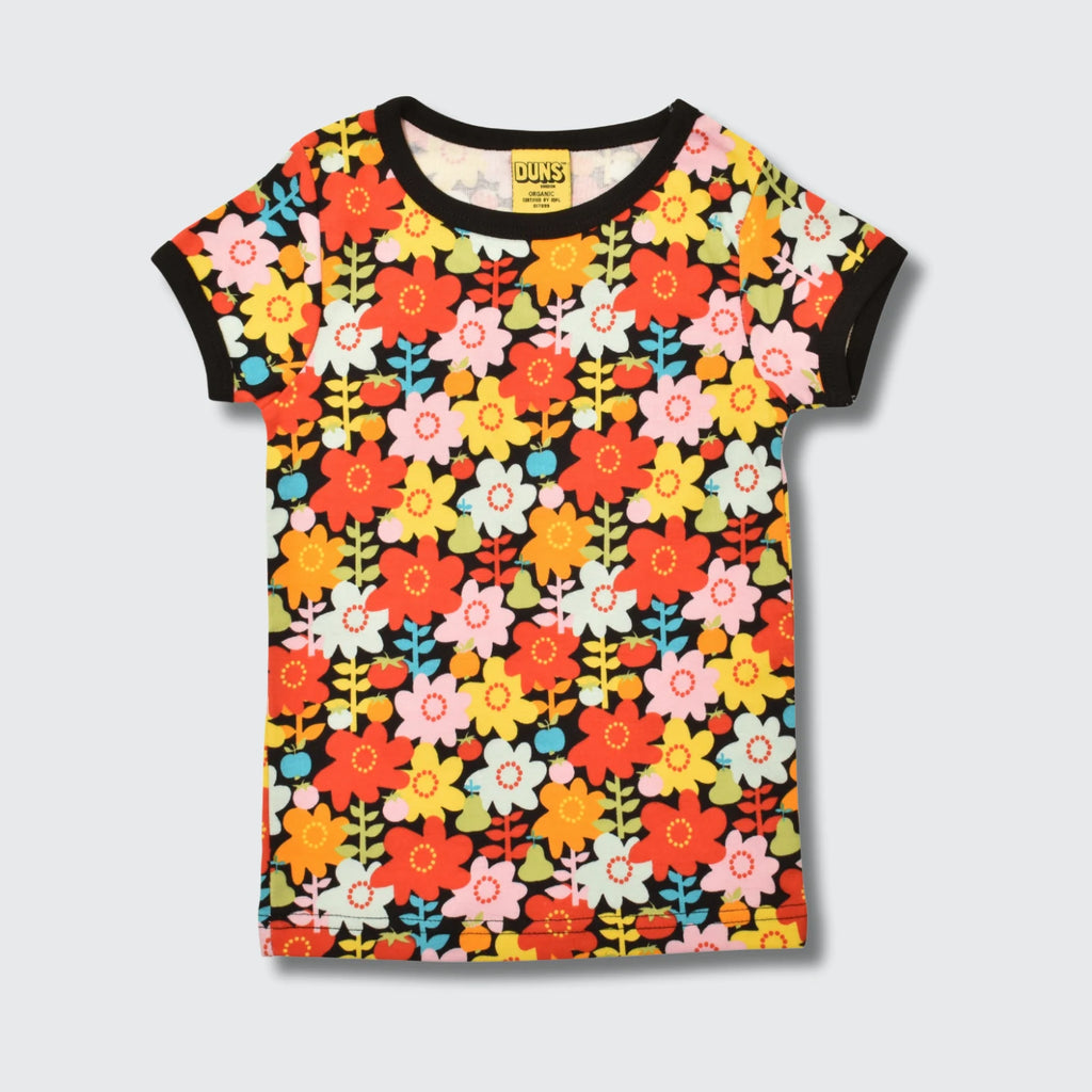 DUNS Sweden Flower Pot T-shirt - organic cotton kids clothing by DUNS Sweden