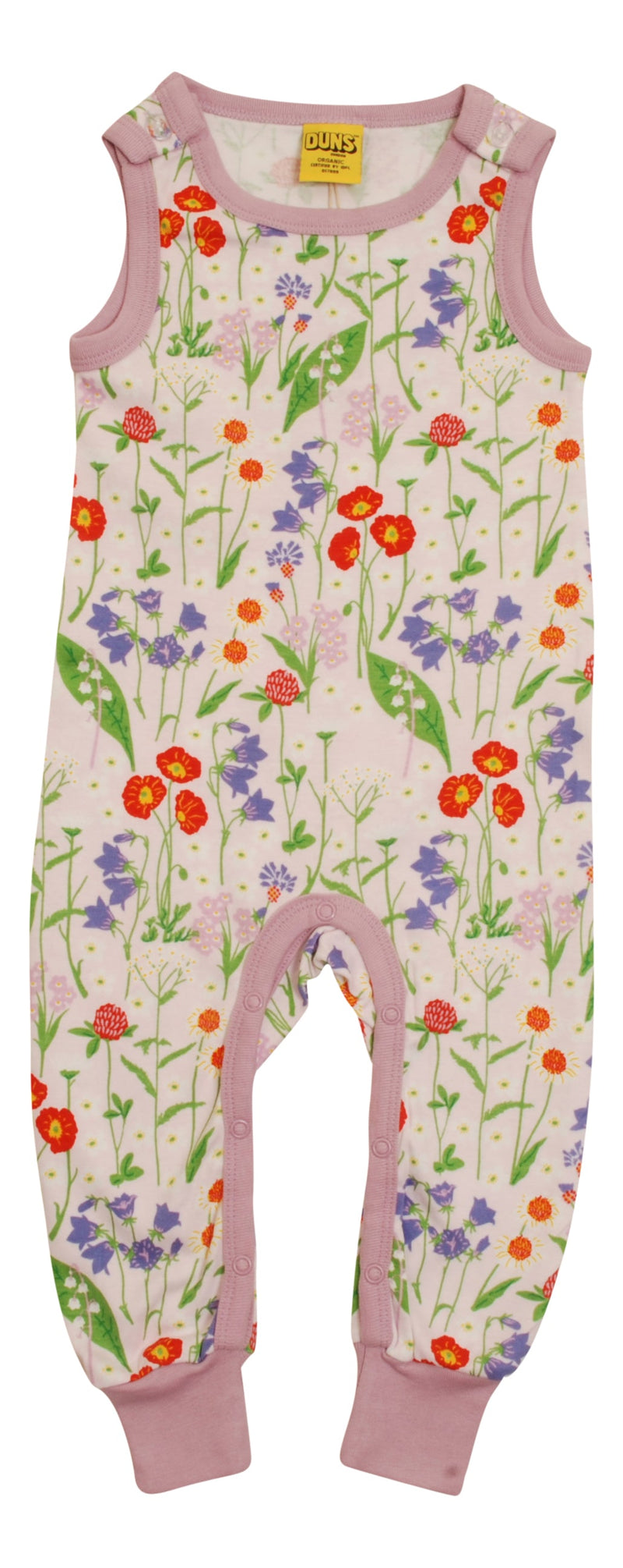 Duns Sweden | Midsummer Flower Dungarees | Cradle Pink - Orchid Accent - Dungaree