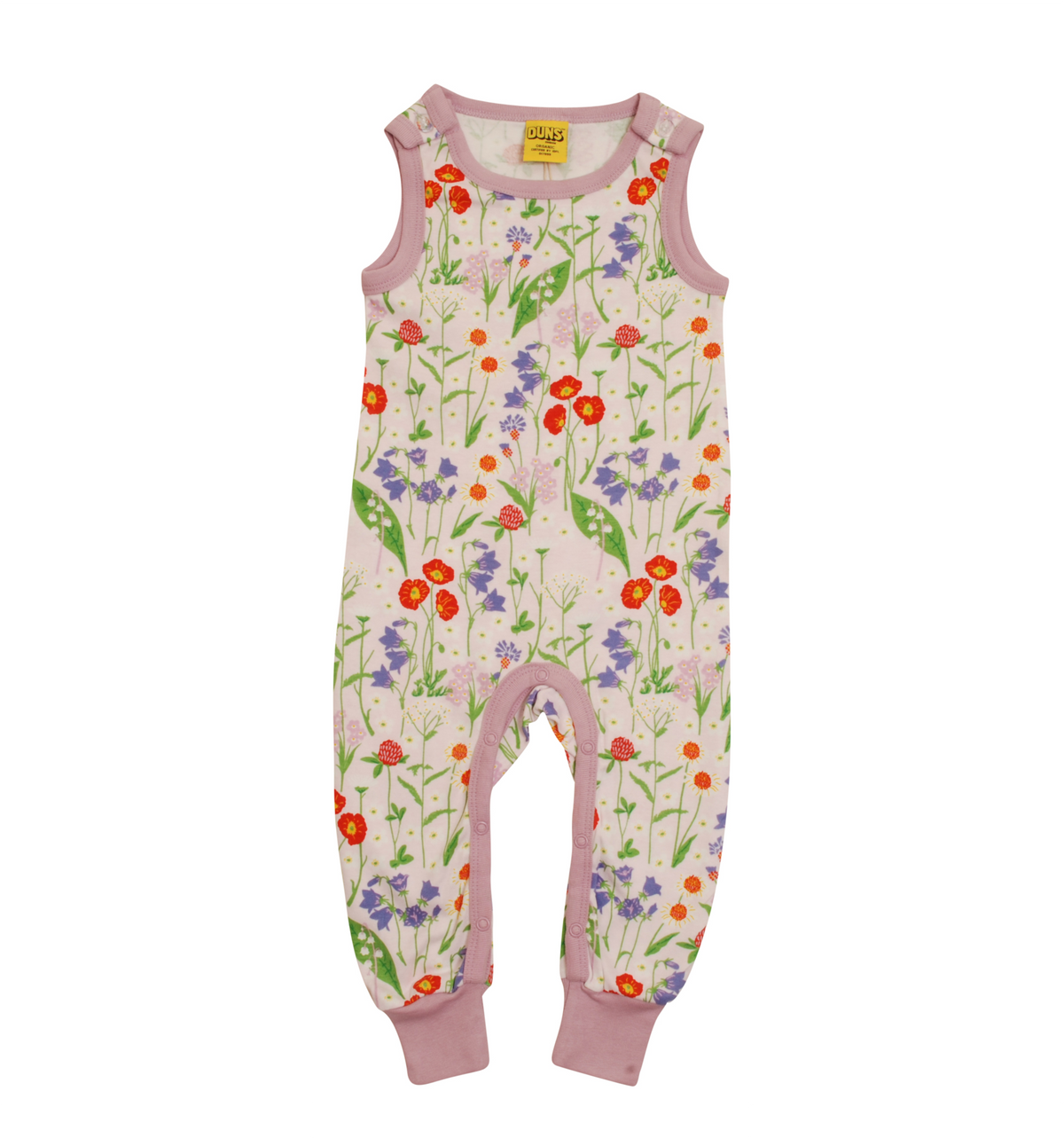 Duns Sweden | Midsummer Flower Dungarees | Cradle Pink - Orchid Accent - Dungaree