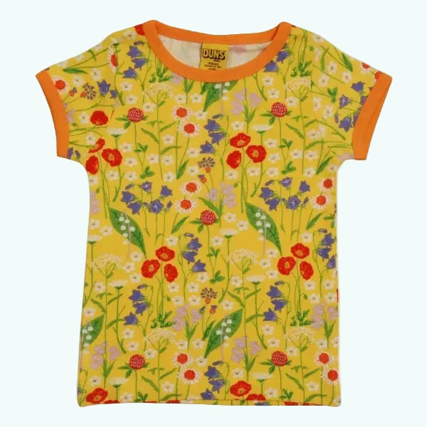 Duns Sweden Midsummer Flower Snapdragon Yellow Organic Tee - T-shirts