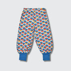 DUNS Sweden Multi Radish Blue Pants - organic cotton kids clothing by DUNS Sweden