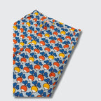 DUNS Sweden Multi Radish Blue Pants - organic cotton kids clothing by DUNS Sweden