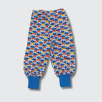 DUNS Sweden Multi Radish Blue Pants - organic cotton kids clothing by DUNS Sweden