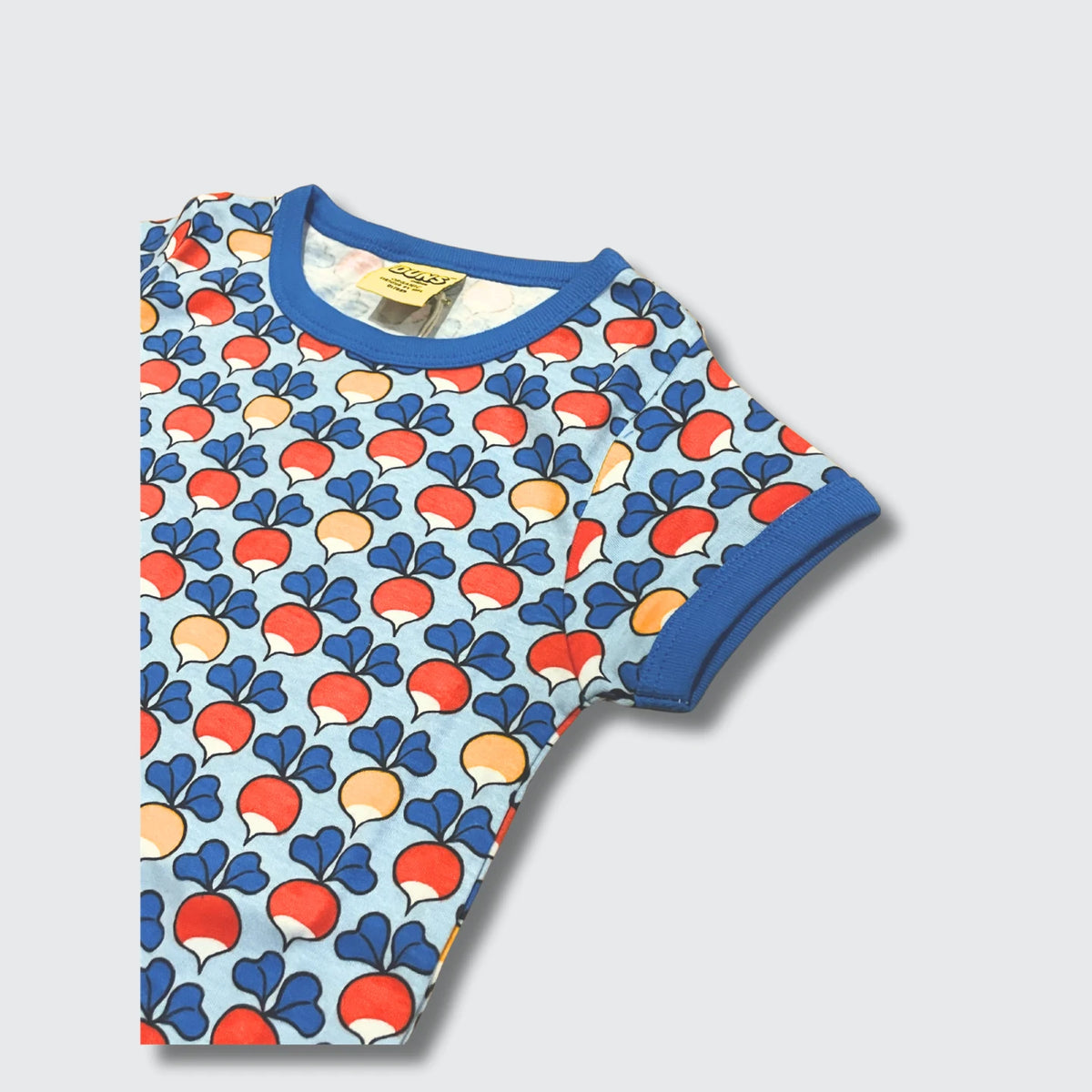 DUNS Sweden Multi Radish Blue T-shirt - organic cotton kids clothing by DUNS Sweden