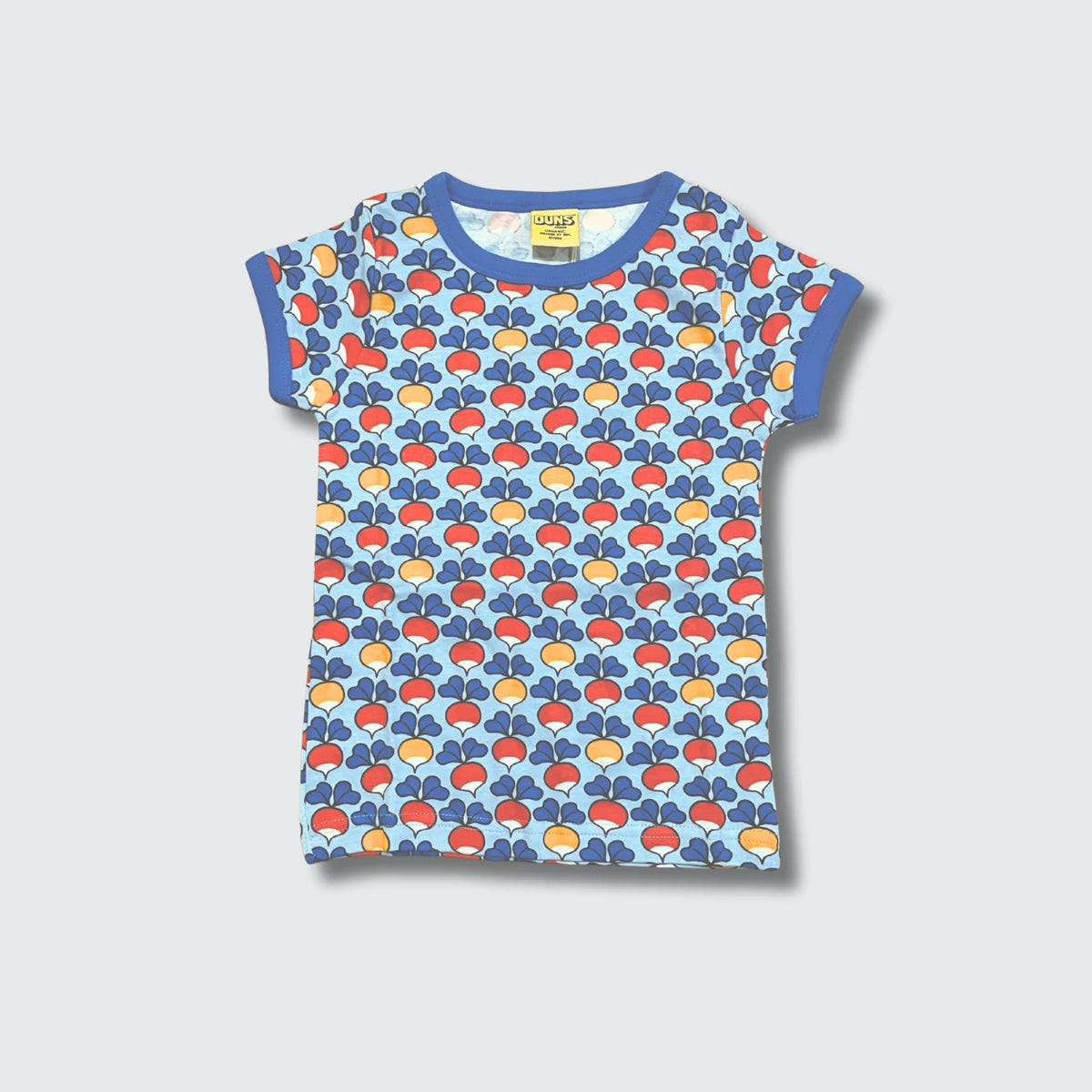 DUNS Sweden Multi Radish Blue T-shirt - organic cotton kids clothing by DUNS Sweden