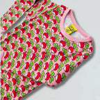 Radish lo g sleeve top in girls pink