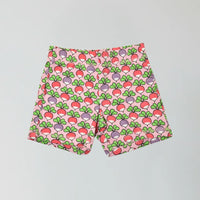 Multi radish pink organic cotton shorts for babies and toddlers — Baby Goes Retro