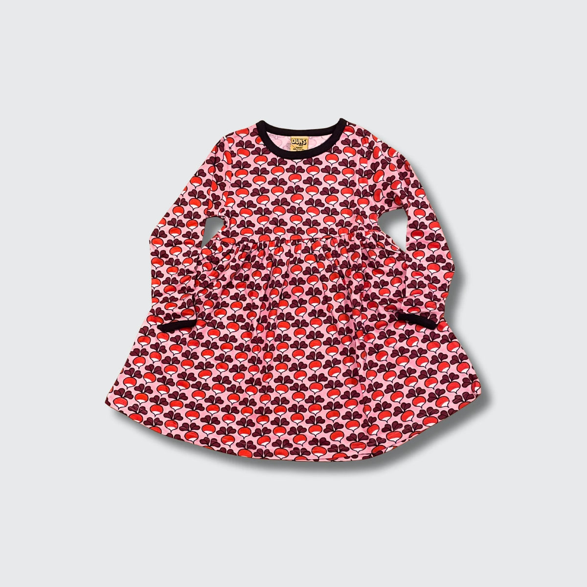 DUNS Sweden Radish Pink Dress - organic cotton kids clothing by DUNS Sweden