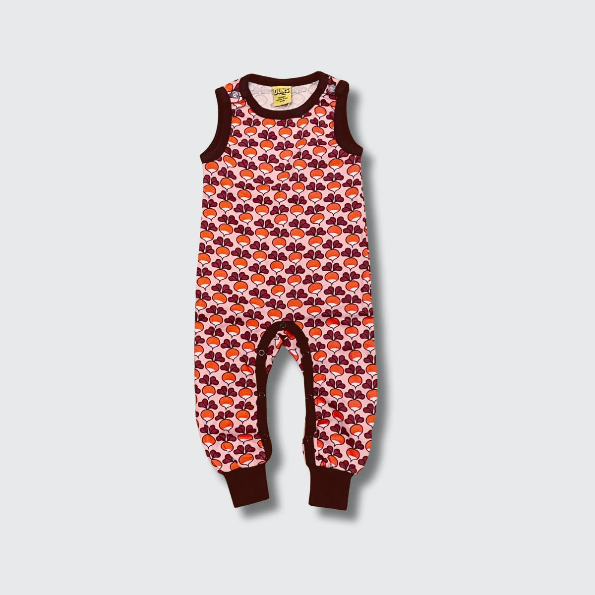 DUNS Sweden Radish Pink Dungarees - organic cotton kids clothing by DUNS Sweden