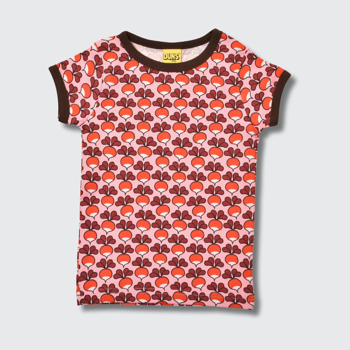 DUNS Sweden Radish Pink T-shirt - organic cotton kids clothing by DUNS Sweden