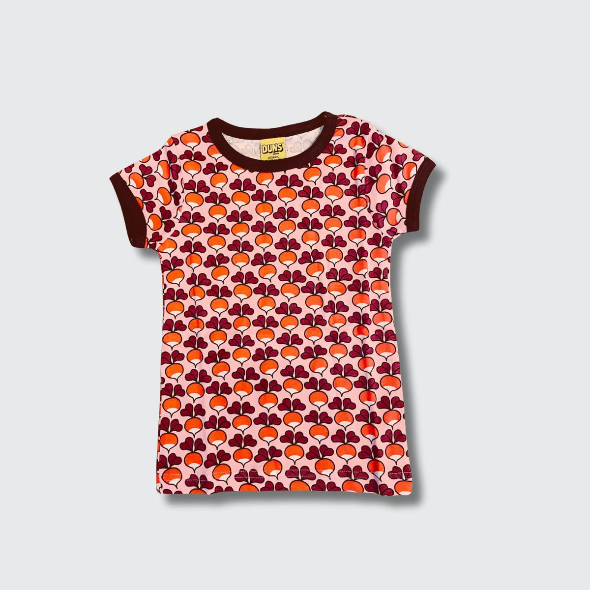 DUNS Sweden Radish Pink T-shirt - organic cotton kids clothing by DUNS Sweden