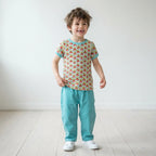 DUNS Sweden Radish Tee: Blue Glow