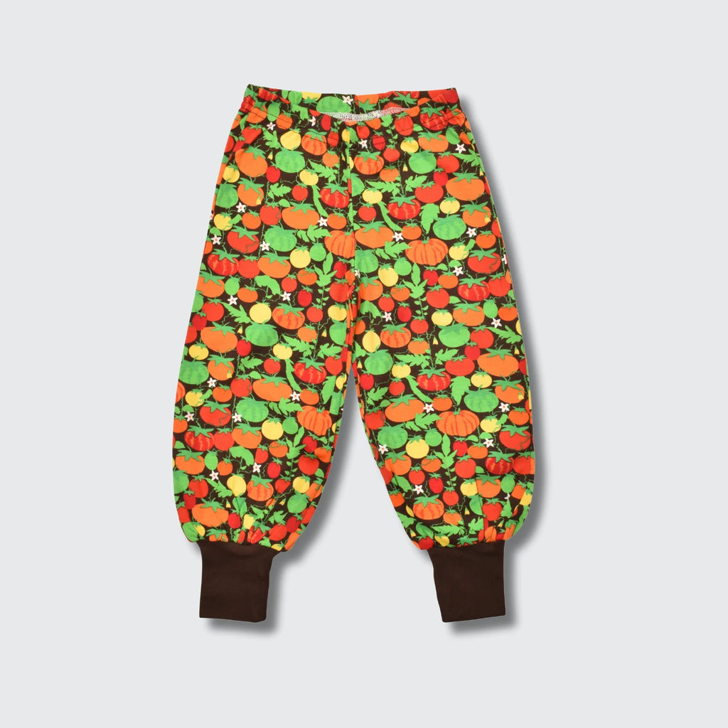 DUNS Sweden Tomatoes Dark Brown Pants - organic cotton kids clothing by DUNS Sweden