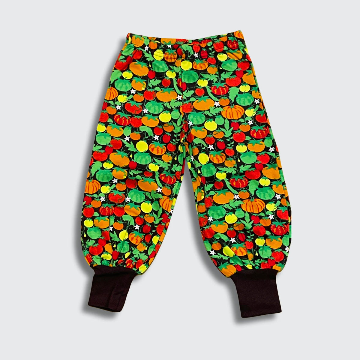 DUNS Sweden Tomatoes Dark Brown Pants - organic cotton kids clothing by DUNS Sweden