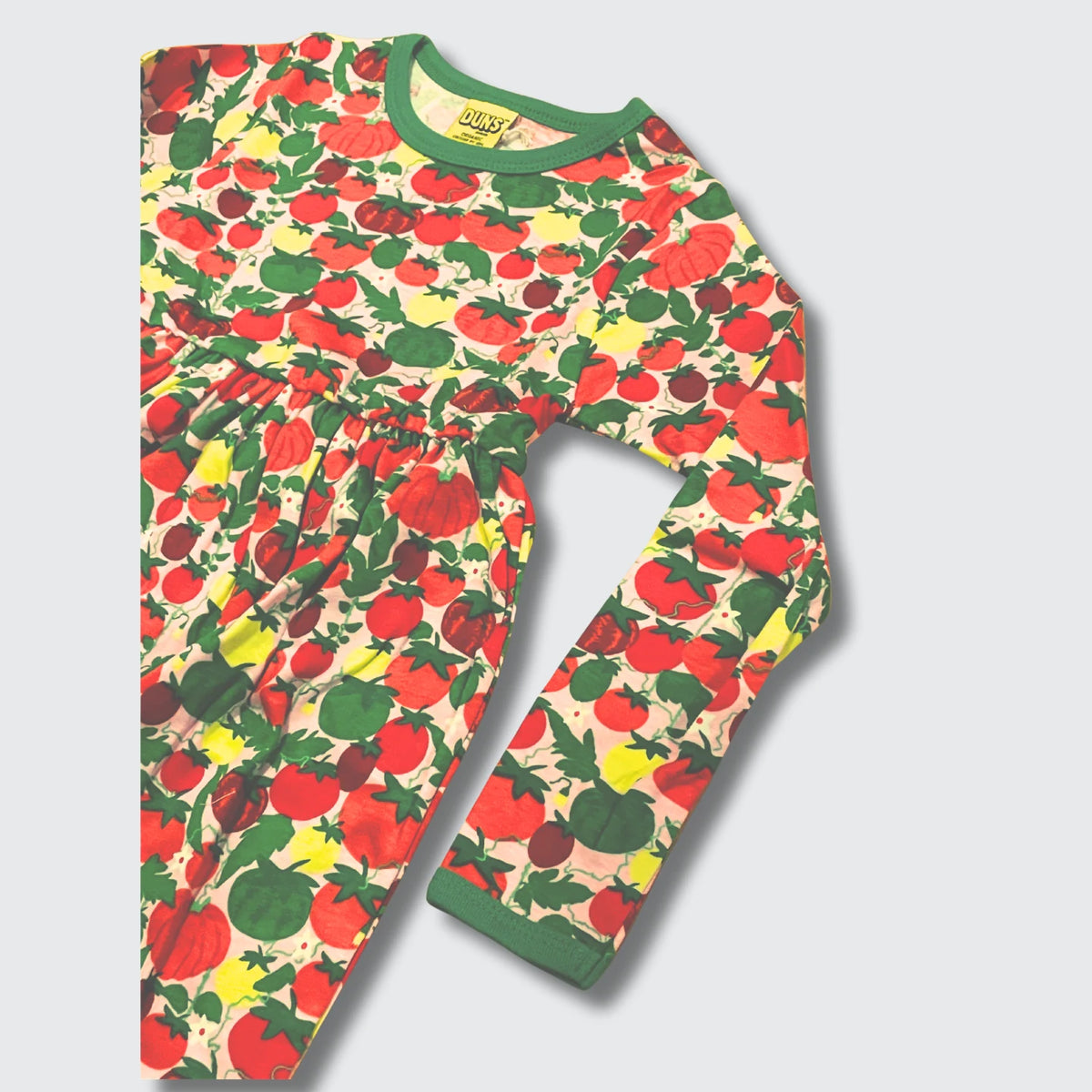 DUNS Sweden Tomatoes Pink Dress - organic cotton kids clothing by DUNS Sweden