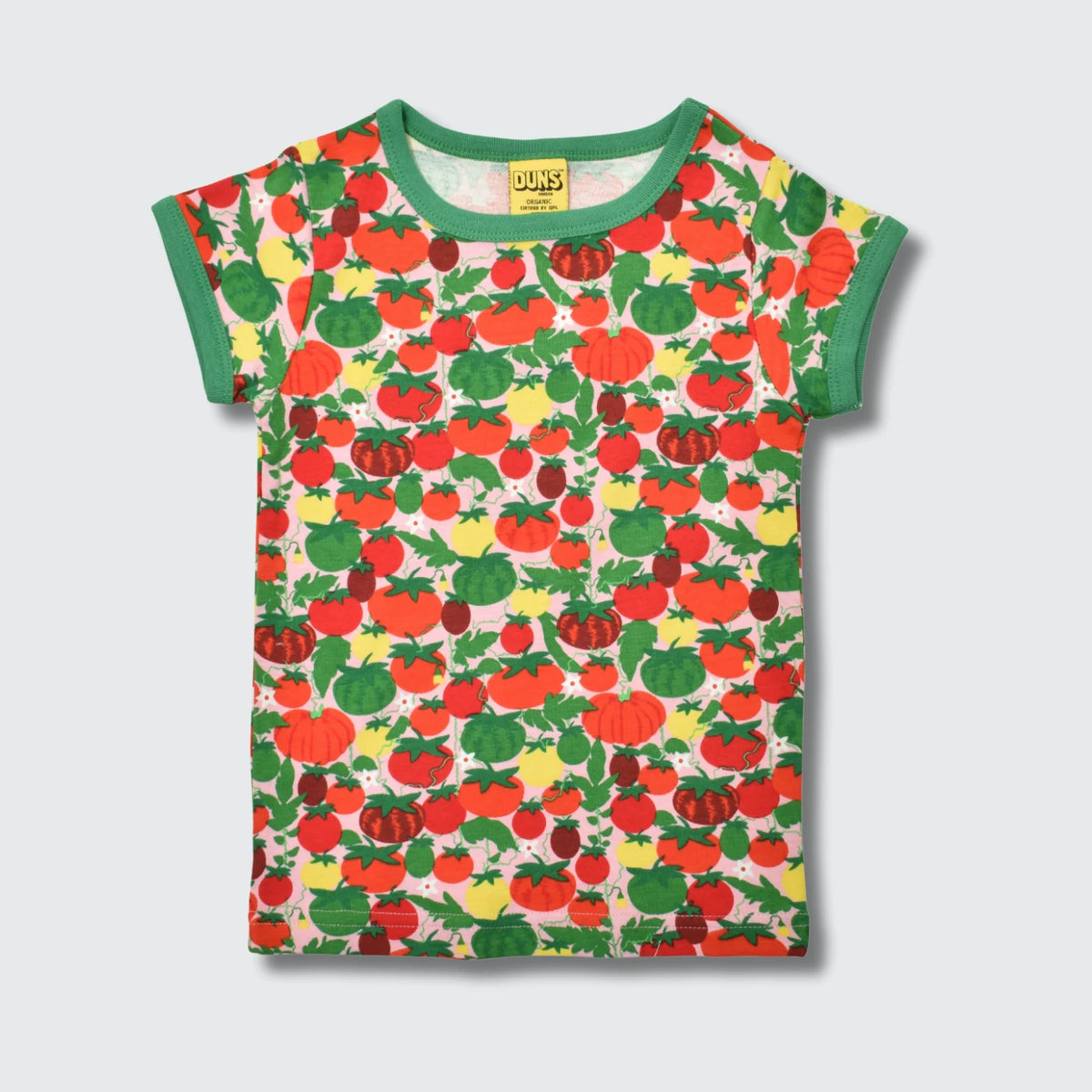DUNS Sweden Tomatoes Pink T-shirt - organic cotton kids clothing by DUNS Sweden