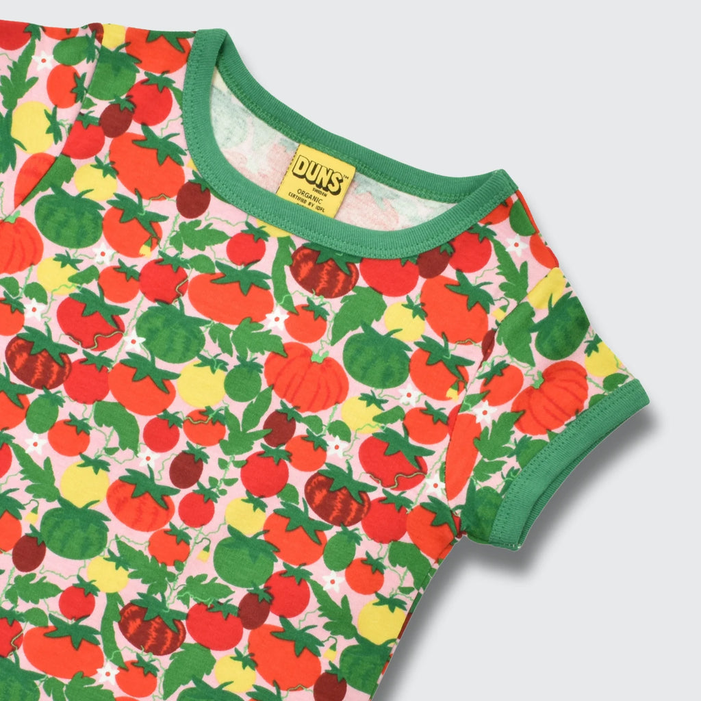 DUNS Sweden Tomatoes Pink T-shirt - organic cotton kids clothing by DUNS Sweden
