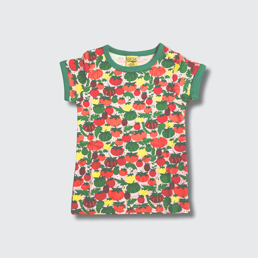 DUNS Sweden Tomatoes Pink T-shirt - organic cotton kids clothing by DUNS Sweden