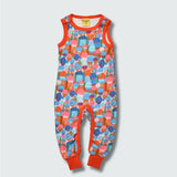 DUNS Sweden Jellyfish Dungarees: Red