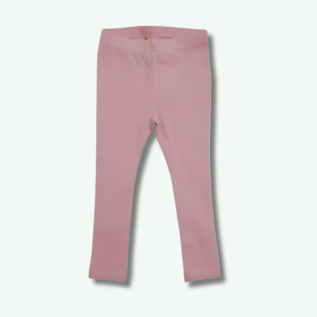 Pink leggings on a light gray background