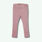 Pink leggings on a light gray background