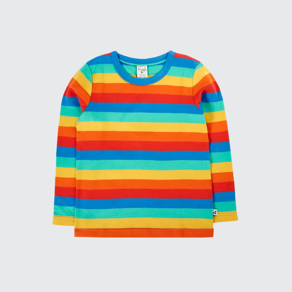 Kids rainbow organic top