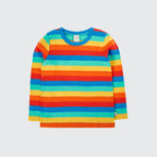 Kids rainbow organic top