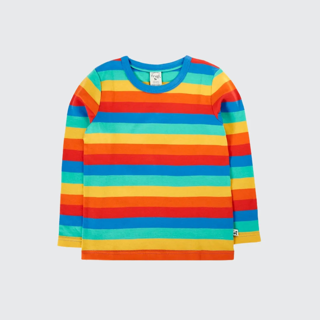 Kids rainbow organic top