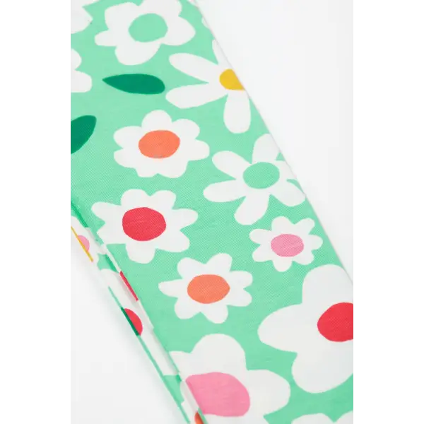 Frugi Leona Daisy Field Organic Cotton Girls Leggings - Leggings