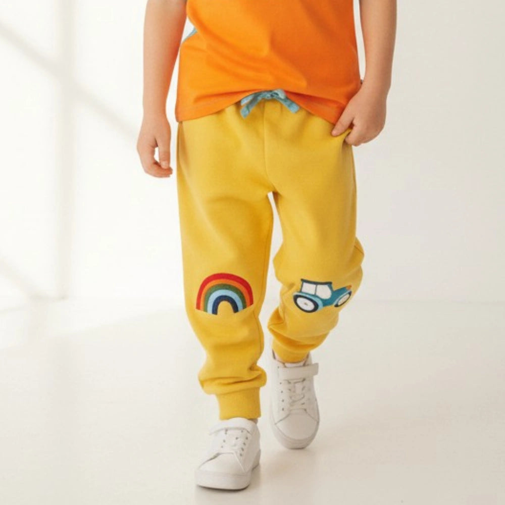 yellow tracksuit pants