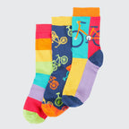 Frugi Rock My Socks 3 Pack – Happy Trails - Baby goes Retro