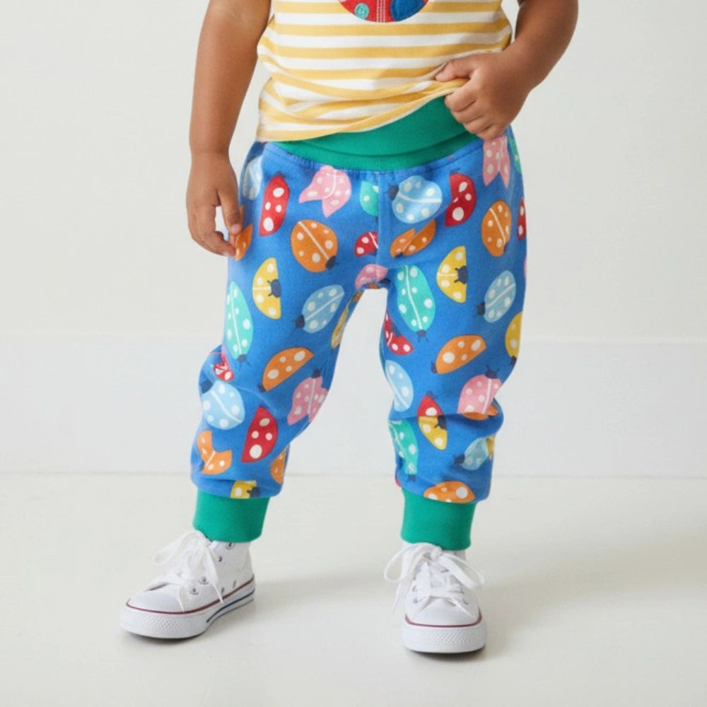 Frugi Parsnip Pants – Ladybird Loveliness - Baby goes Retro