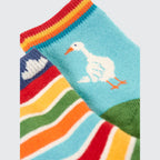 Frugi Grippy Socks 2 Pack – Happy Farm - Baby goes Retro