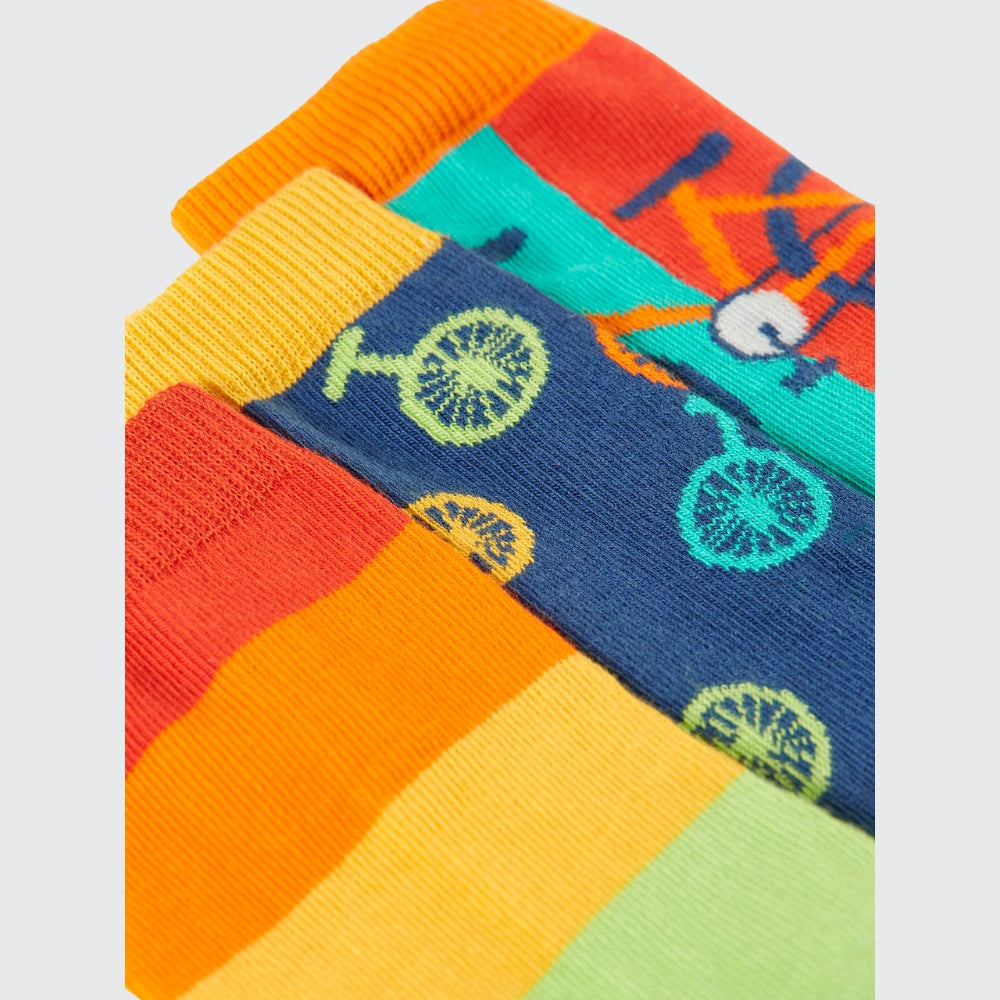 Frugi Rock My Socks 3 Pack – Happy Trails