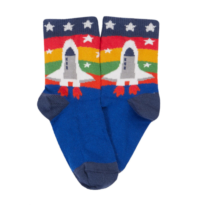 Frugi Organic Rock My Socks 3 Pack – Space Multipack - Socks