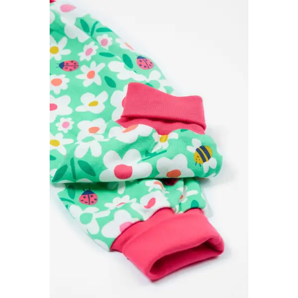 Frugi Parsnip Pants Busy Bugs Print Organic Cotton Bottoms - Bottoms