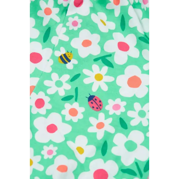 Frugi Parsnip Pants Busy Bugs Print Organic Cotton Bottoms - Bottoms