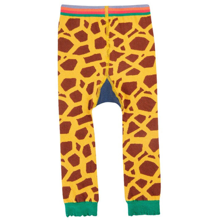 Frugi Organic Little Knitted Leggings – Giraffe Print Frugi Leggings