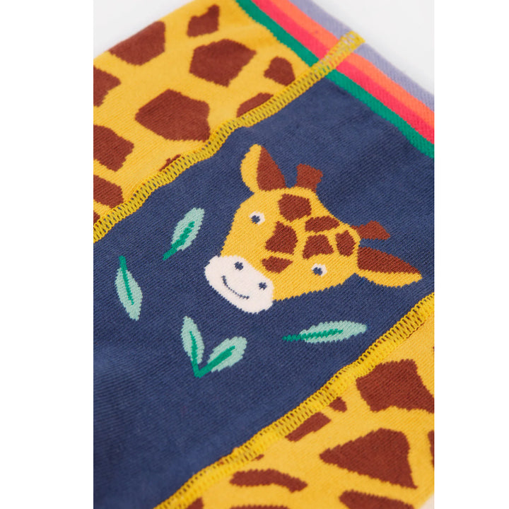 Frugi Organic Little Knitted Leggings – Giraffe Print Frugi Leggings