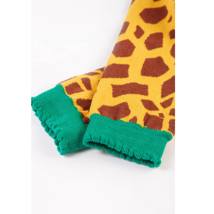 Frugi Organic Little Knitted Leggings – Giraffe Print Frugi Leggings