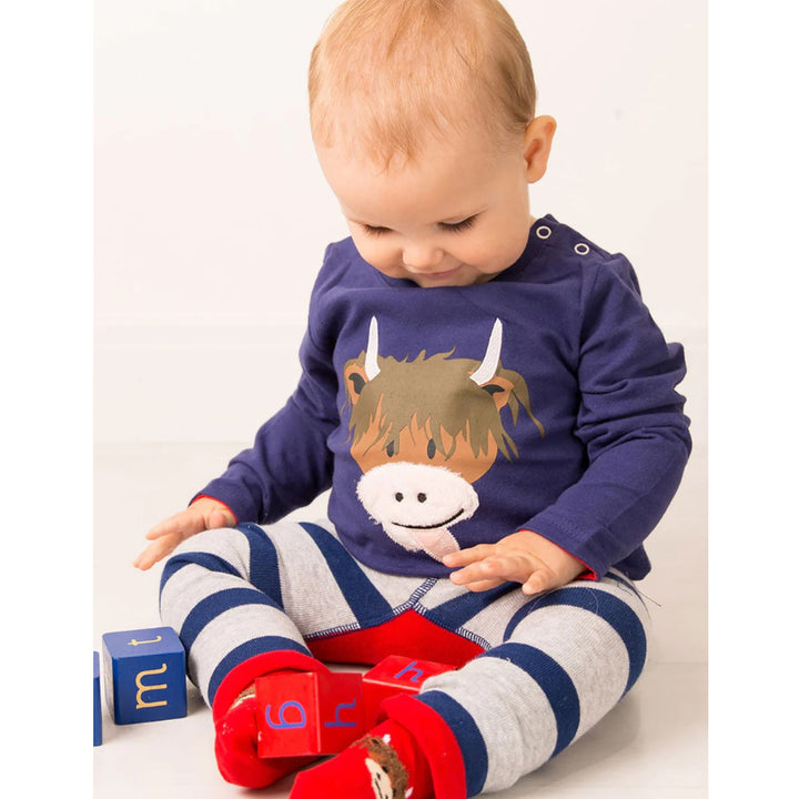 Blade & Rose Baby & Kids Top - Hamish Highland Cow Blade & Rose Jumpers