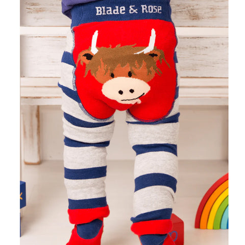 Blade & Rose Footless Tights - Hamish The Highland Cow