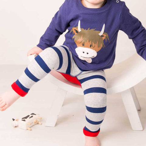 PRE-ORDER Blade & Rose Footless Tights - Hamish The Highland Cow