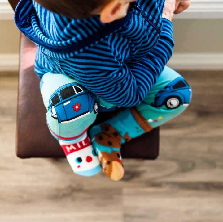 Pals Socks - Milk & Cookies - Kids collectible mismatched socks Pals Socks Socks