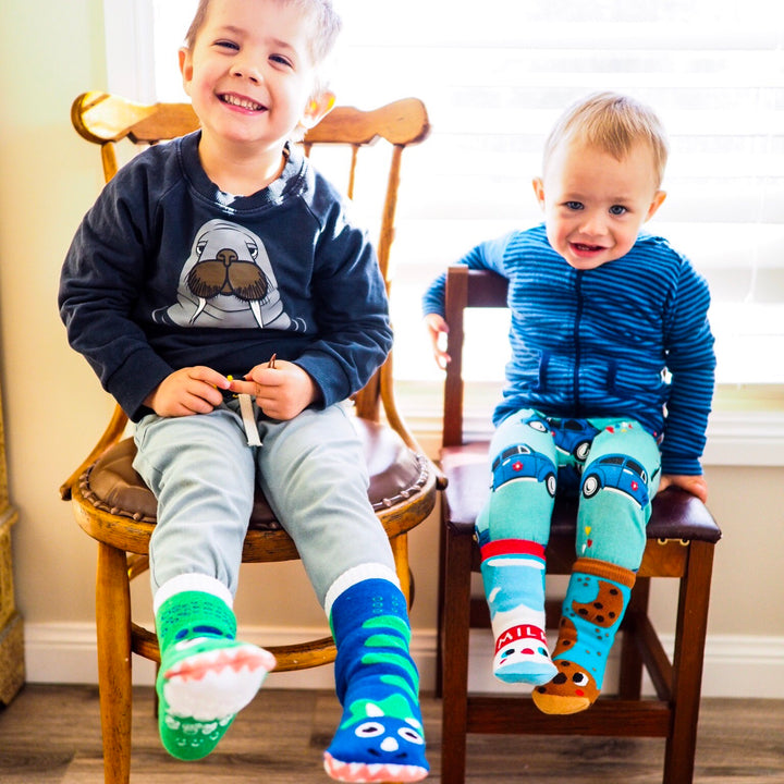 Pals Socks - Milk & Cookies - Kids collectible mismatched socks Pals Socks Socks
