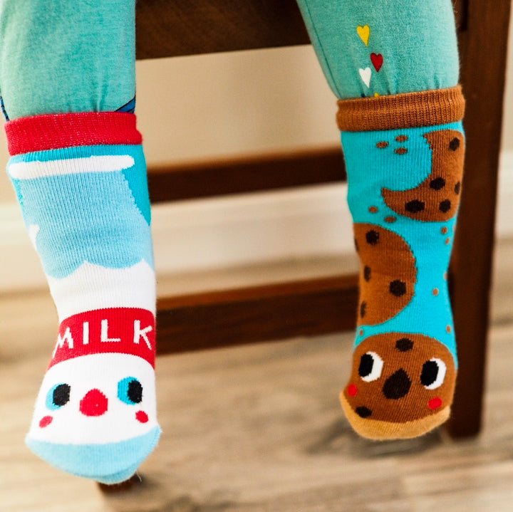 Pals Socks - Milk & Cookies - Kids collectible mismatched socks Pals Socks Socks