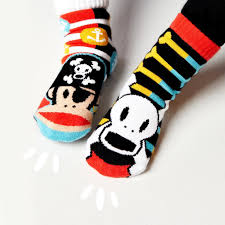 Pals Socks - Julius & Skurvy - Paul Frank Limited Edition - Kids collectible mismatched socks Pals Socks Socks